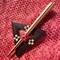 My Two Ladies | Triangular Shawl Pin | w/Stick | Handcrafted